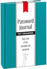 Password Journal: Caribbean Blue hind ja info | Eneseabiraamatud | kaup24.ee