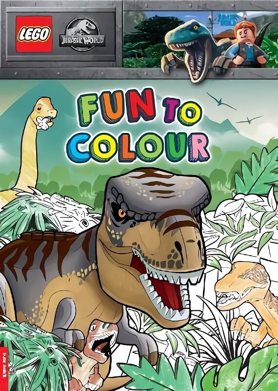LEGO (R) Jurassic World (TM): Fun to Colour hind ja info | Väikelaste raamatud | kaup24.ee
