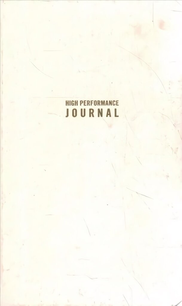 High Performance Journal цена и информация | Eneseabiraamatud | kaup24.ee