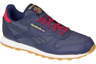 Naiste spordijalatsid Reebok Classic Leather DG AR2042, lilla/sinine hind ja info | Naiste spordi- ja vabaajajalatsid | kaup24.ee