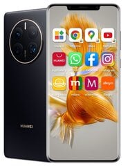 Huawei Mate 50 Pro 8/256GB Dual SIM Black Glass 51097FTV hind ja info | Telefonid | kaup24.ee