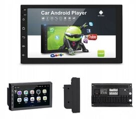 Autoraadio, Navigatsiooni multimeediajaam, GPS, WI-FI, Android 12 ekraan 7" Tagakaamera 8 LED-iga hind ja info | Parkimisabi süsteemid | kaup24.ee