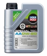 Масло моторное Liqui Moly Special Tec AA 0W-20, 5л цена и информация | Моторные масла | kaup24.ee