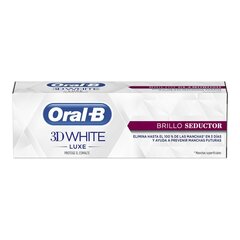 Отбеливающая зубная паста Oral-B 3D White Luxe, 75 мл цена и информация | Для ухода за зубами | kaup24.ee