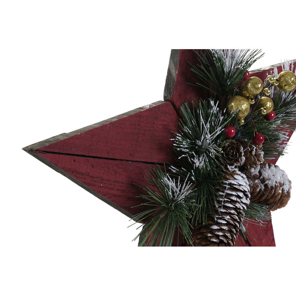 Jõulukaunistus DKD Home Decor Puit (40 x 8 x 40 cm) цена и информация | Jõulukaunistused | kaup24.ee