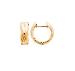 750° kullaga kaetud kõrvarõngad, ⌀ 15 mm, toodetud Prantsusmaal hind ja info | Kõrvarõngad | kaup24.ee