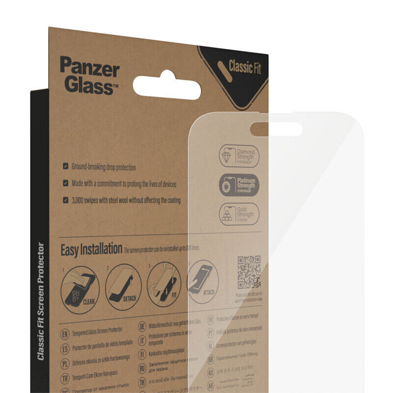 PanzerGlass iPhone 14 Pro hind ja info | Ekraani kaitsekiled | kaup24.ee