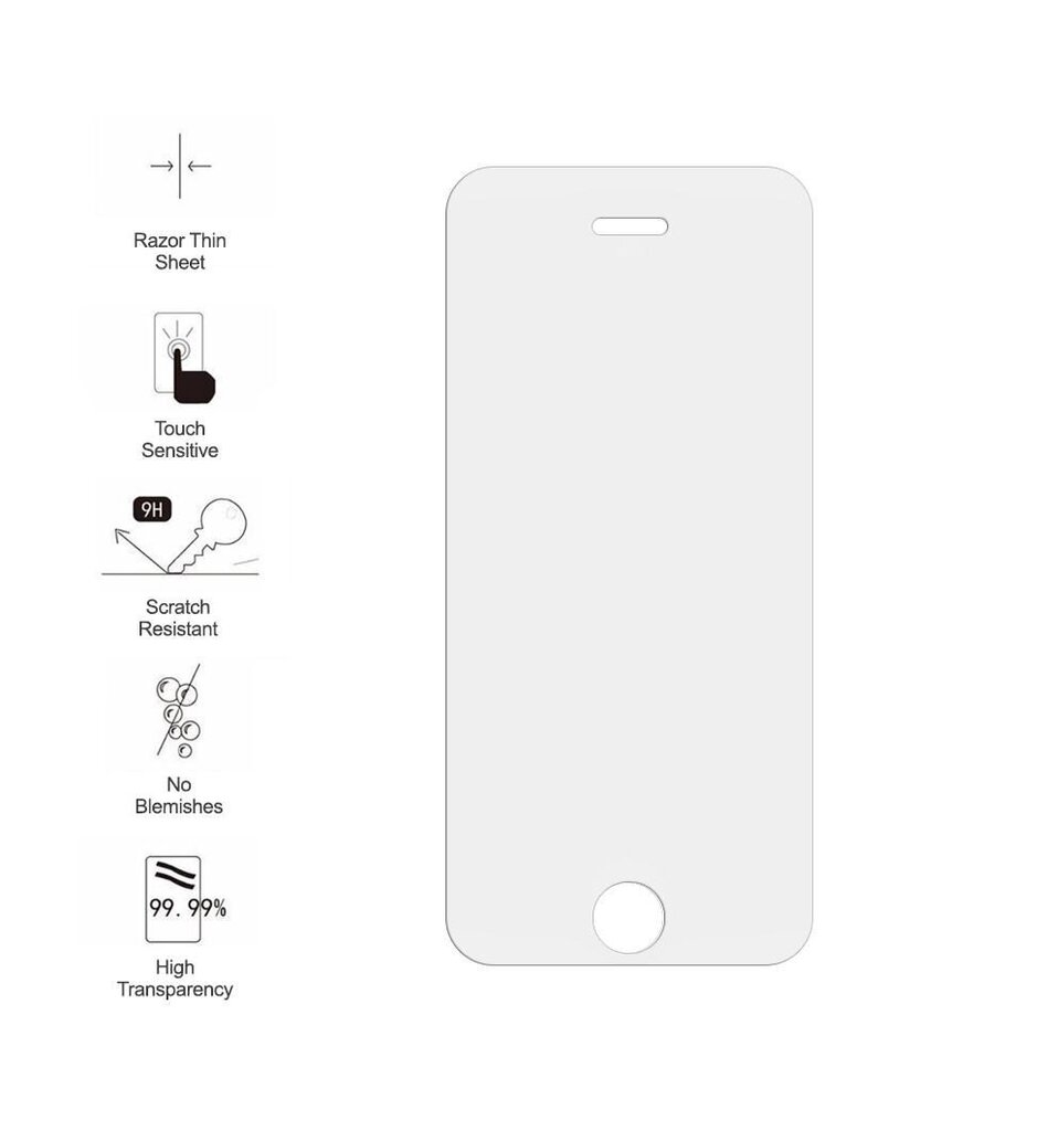 LCD kaitsev karastatud klaas 9H Apple iPhone 14 Pro цена и информация | Ekraani kaitsekiled | kaup24.ee