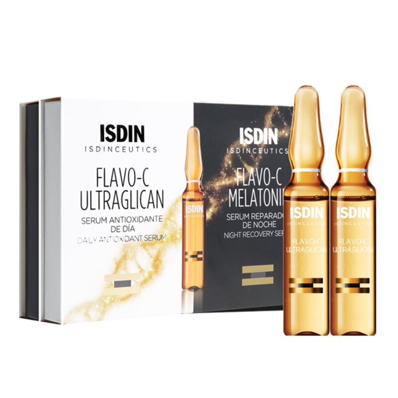 Antioksüdantseerum Melatonin + Ultraglican Isdin (20 uds) hind ja info | Näoõlid, seerumid | kaup24.ee