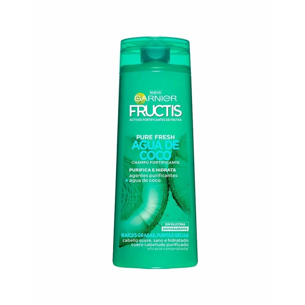 Sirgendav Šampoon Garnier Fructis Pure Fresh Kookosvesi (300 ml) цена и информация | Šampoonid | kaup24.ee