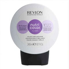 Стойкая краска для волос Revlon Nutri Color 1022 Platinum, 240 мл цена и информация | Краска для волос | kaup24.ee