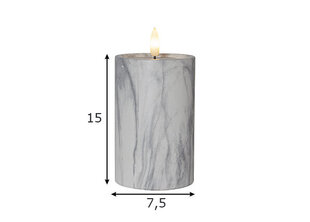 Светодиодная свеча Flamme Marble. цена и информация | Подсвечники, свечи | kaup24.ee