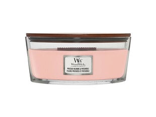 WoodWick ароматическая свеча Pressed Blooms & Patchouli, 453.6 г цена и информация | Подсвечники, свечи | kaup24.ee