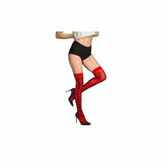 Kostüümisukad My Other Me Punane/Must Üks suurus Harley Quinn hind ja info | Karnevali kostüümid | kaup24.ee
