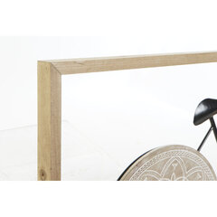 Настенный декор DKD Home Decor, Чёрный Велосипед (80 x 2.5 x 40 cm) (2 шт.) цена и информация | Настенные деревянные декорации | kaup24.ee
