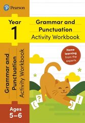 Pearson Learn at Home Grammar & Punctuation Activity Workbook Year 1 hind ja info | Noortekirjandus | kaup24.ee