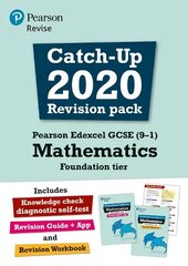 Pearson REVISE Edexcel GCSE (9-1) Maths Foundation Catch-up Revision Pack: for home learning, 2022 and 2023 assessments and exams hind ja info | Noortekirjandus | kaup24.ee