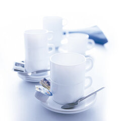 Taldrik Luminarc Valge Klaas (14 cm) (Pack 6x) hind ja info | Lauanõud ja kööginõud | kaup24.ee