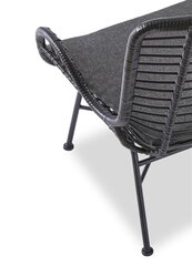 4 tooli komplekt Halmar Ikaro 2, must hind ja info | Tugitoolid ja tugitoolvoodid | kaup24.ee