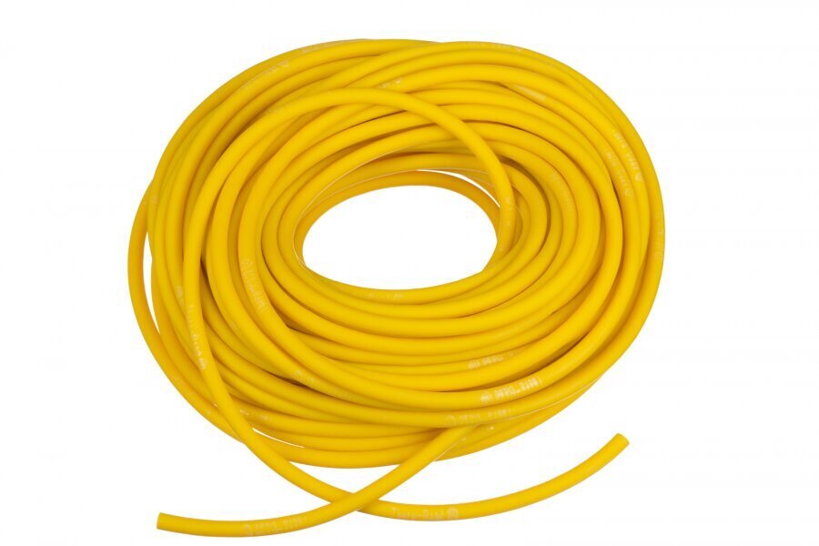 Elastne riba Thera-Band kollane, ümmargune, 100 cm hind ja info | Treeningkummid | kaup24.ee