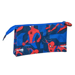 Koolikott Spiderman Great power Punane Sinine (22 x 12 x 3 cm) hind ja info | Pinalid | kaup24.ee