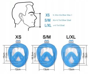 Sukeldumismask AntiFog DryTop, L/XL, roosa hind ja info | Ujumismaskid | kaup24.ee