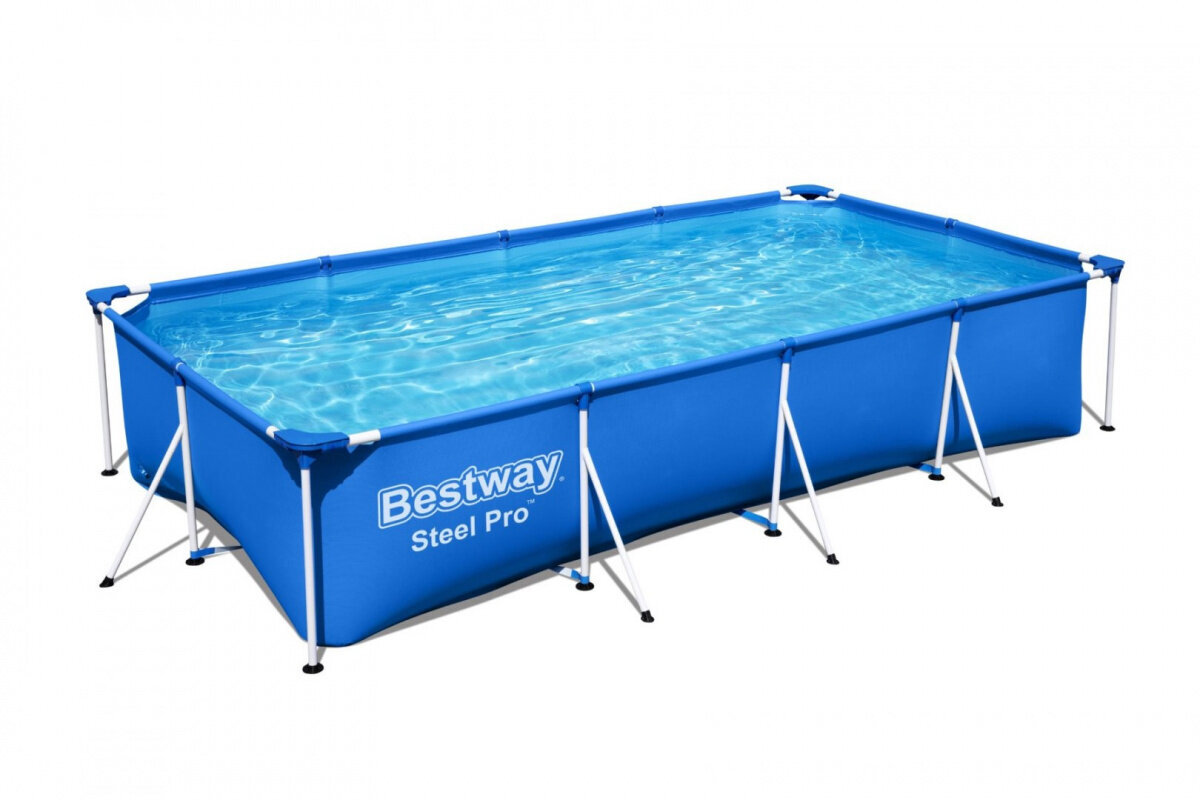 Ujumisbassein Bestway Steel Pro, 400 x 211 x 81 cm hind ja info | Basseinid | kaup24.ee