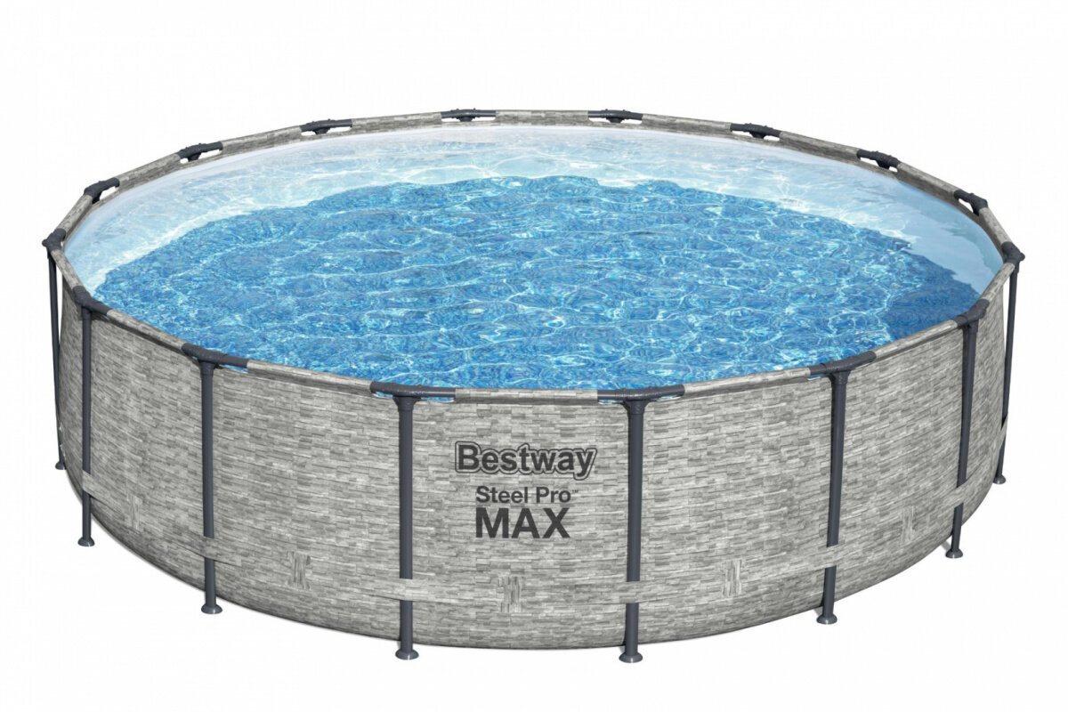 Bestway Steel Pro Max, 488 x 122 cm hind ja info | Basseinid | kaup24.ee