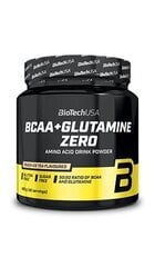 Biotech BCAA + Glutamine Zero 480 g virsiku maitseline hind ja info | Aminohapped | kaup24.ee