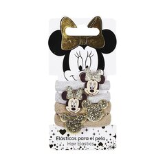 Juuksekummid Minnie Mouse 4 Ühikut Kuldne hind ja info | Juuste aksessuaarid | kaup24.ee