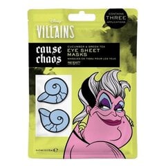 Маска для области вокруг глаз Mad Beauty Disney Villains Ursula, 6 x 5 мл цена и информация | Маски для лица, патчи для глаз | kaup24.ee