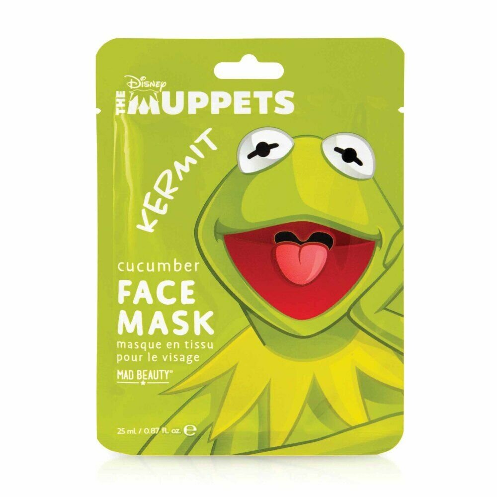 Näomask Mad Beauty The Muppets Kermit Kurk (25 ml) цена и информация | Näomaskid, silmamaskid | kaup24.ee