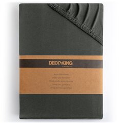Kummiga voodilina DecoKing jersey Amber Dimgray, 140x200 cm hind ja info | Voodilinad | kaup24.ee