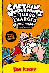Captain Underpants: Two Turbo-Charged Novels in One (Full Colour!) цена и информация | Книги для подростков и молодежи | kaup24.ee