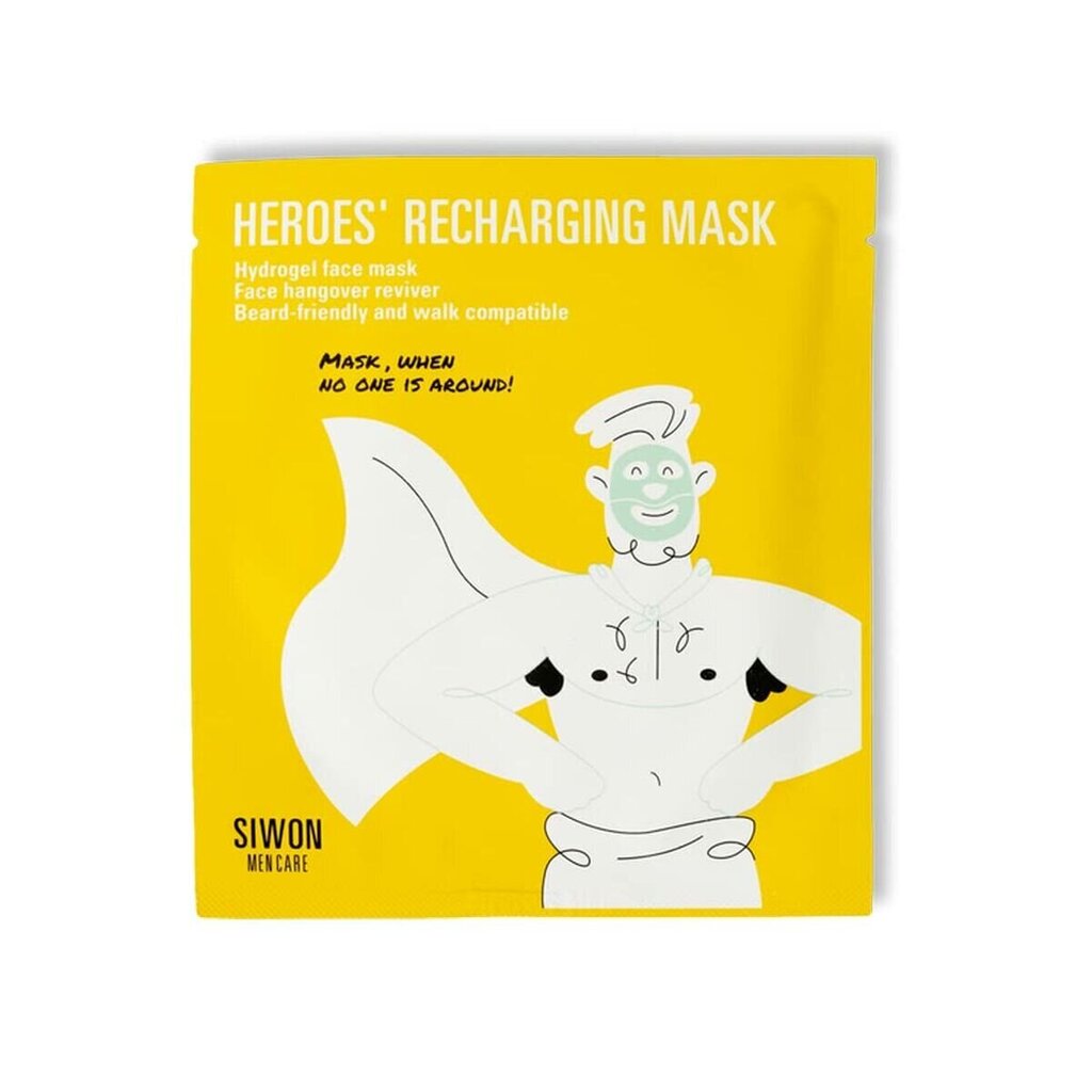 Niisutav Näomask Siwon Heroes' Recharging hüdrogeel (4 x 30 g) hind ja info | Näomaskid, silmamaskid | kaup24.ee