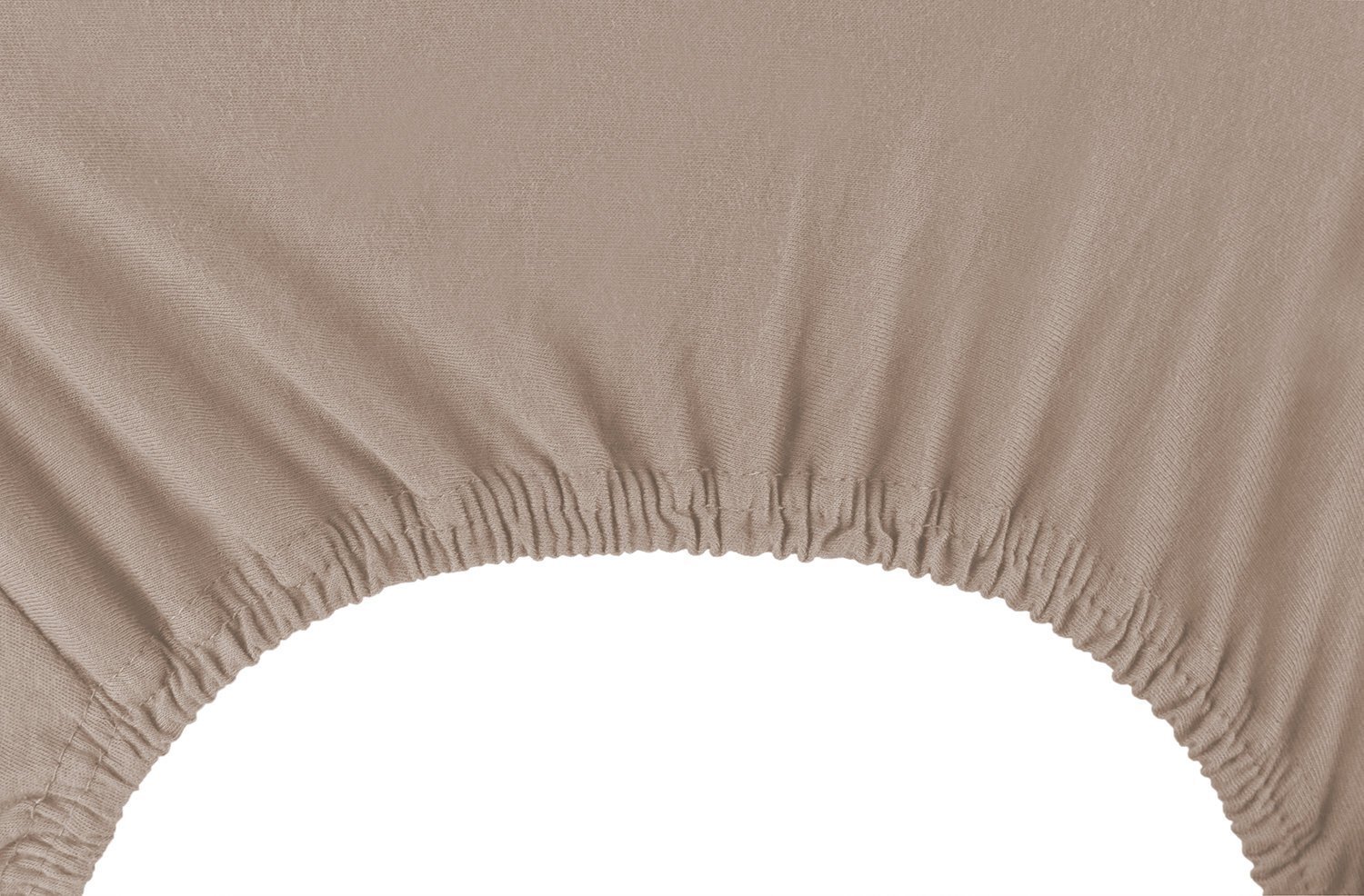 Kummiga voodilina DecoKing jersey Amber Cappuccino, 140x200 cm, pruun цена и информация | Voodilinad | kaup24.ee