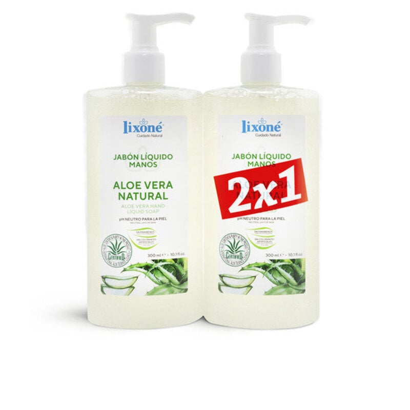 Käteseep Aloe Vera Natural Lixoné (2 pcs) цена и информация | Seebid | kaup24.ee