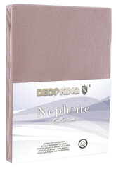 Хлопковая простыня NEPHRITE CAPPUCCINO 140-160 + 30 см цена и информация | Простыни | kaup24.ee