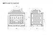 Kaminasüdamik Kaw-met W17 Eko Dekor, 12,3 kW цена и информация | Kaminad | kaup24.ee