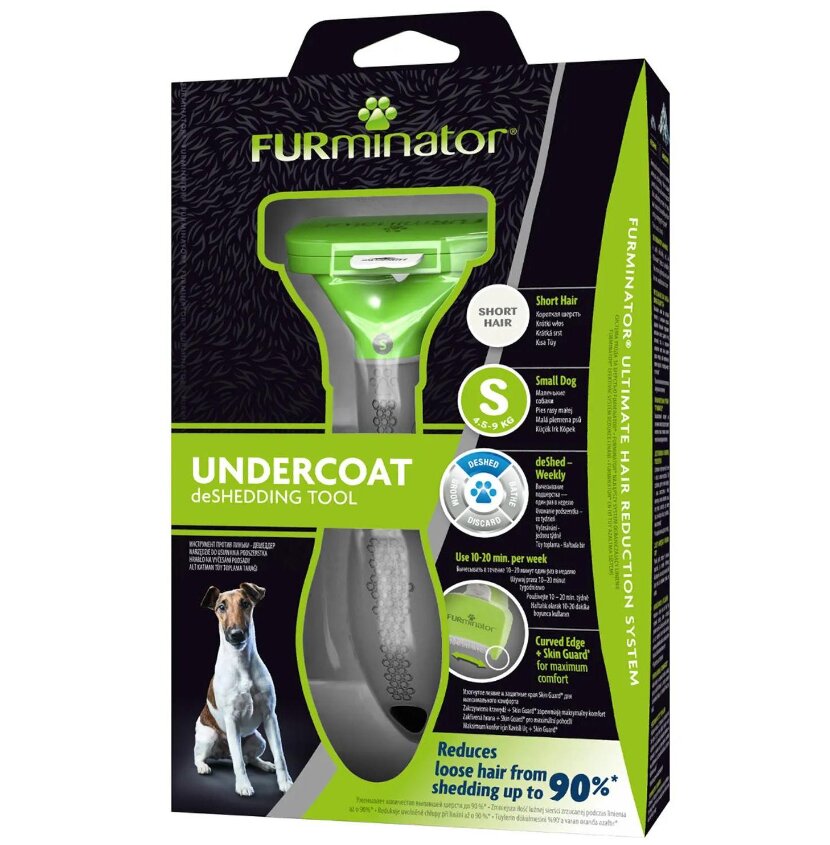 FURminator deShedding kamm S lühikarvalistele Koertele hind ja info | Hooldusvahendid loomadele | kaup24.ee