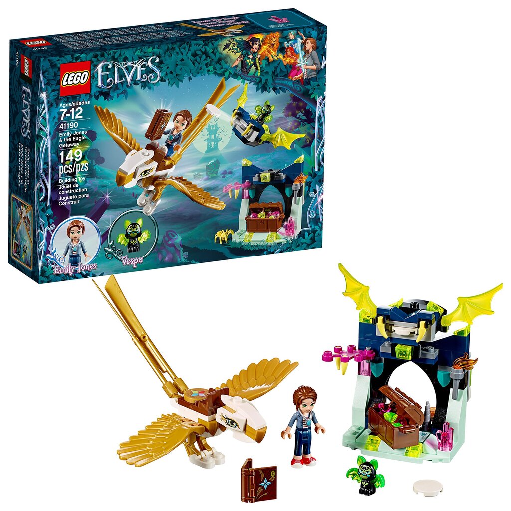 41190 LEGO® ELVES Emily Jones ja kotkas põgenevad hind ja info | Klotsid ja konstruktorid | kaup24.ee