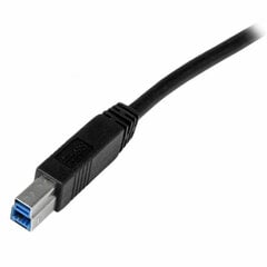 USB A - USB B Kaabel Startech USB3CAB2M  Must hind ja info | Mobiiltelefonide kaablid | kaup24.ee