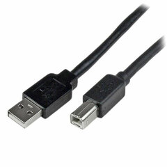 USB A - USB B Kaabel Startech USB2HAB65AC  Must hind ja info | Mobiiltelefonide kaablid | kaup24.ee