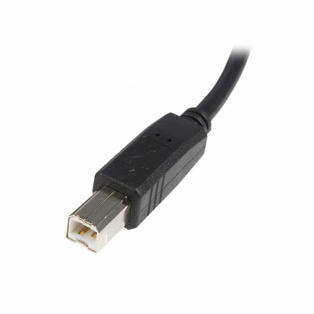 USB A - USB B Kaabel Startech USB2HAB1M  Must цена и информация | Mobiiltelefonide kaablid | kaup24.ee