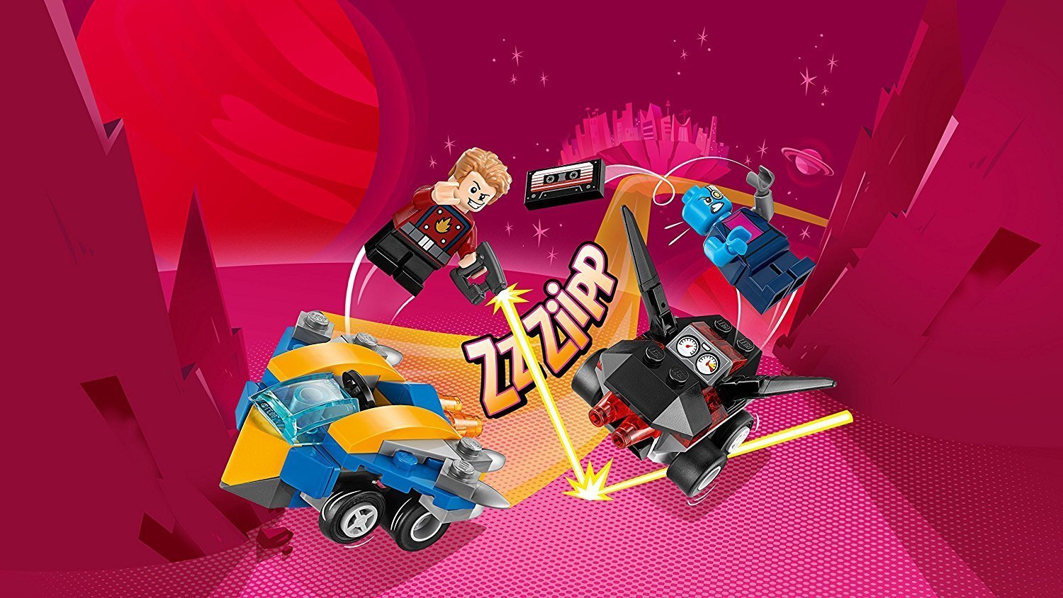 76090 LEGO® Super Heroes Mighty Micros Star-Lord vs. Nebula hind ja info | Klotsid ja konstruktorid | kaup24.ee