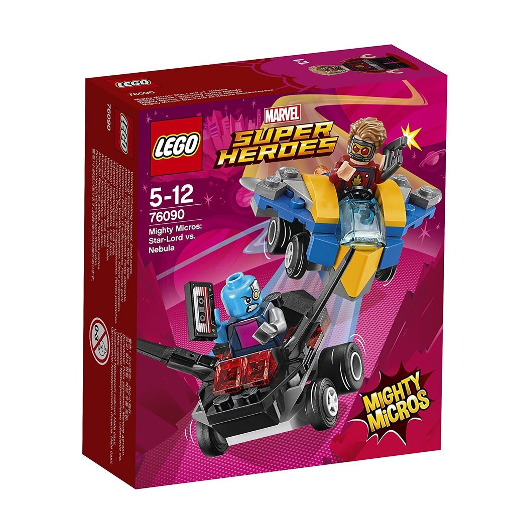 76090 LEGO® Super Heroes Mighty Micros Star-Lord vs. Nebula hind ja info | Klotsid ja konstruktorid | kaup24.ee