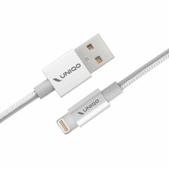 USB-Lightning Kaabel SBS UNIQO 1 m Valge цена и информация | Кабели для телефонов | kaup24.ee