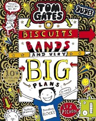 Tom Gates: Biscuits, Bands and Very Big Plans hind ja info | Noortekirjandus | kaup24.ee