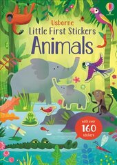 Little First Stickers Animals цена и информация | Книги для малышей | kaup24.ee