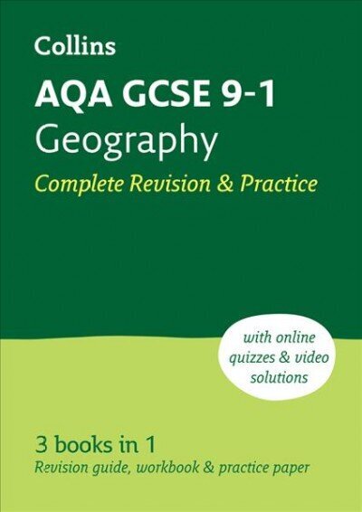 AQA GCSE 9-1 Geography Complete Revision & Practice: Ideal for Home Learning, 2023 and 2024 Exams 2nd Revised edition hind ja info | Noortekirjandus | kaup24.ee